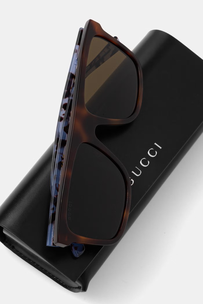 Gucci okulary przeciwsłoneczne męskie brązowy GG2182S