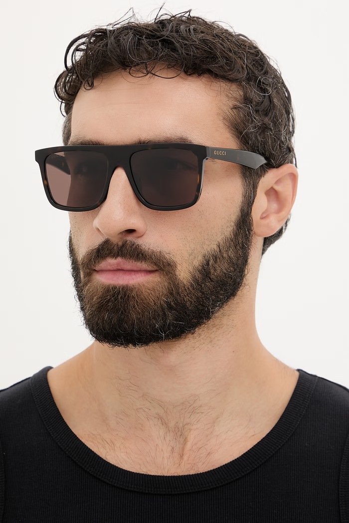 Gucci okulary przeciwsłoneczne męskie brązowy GG2182S