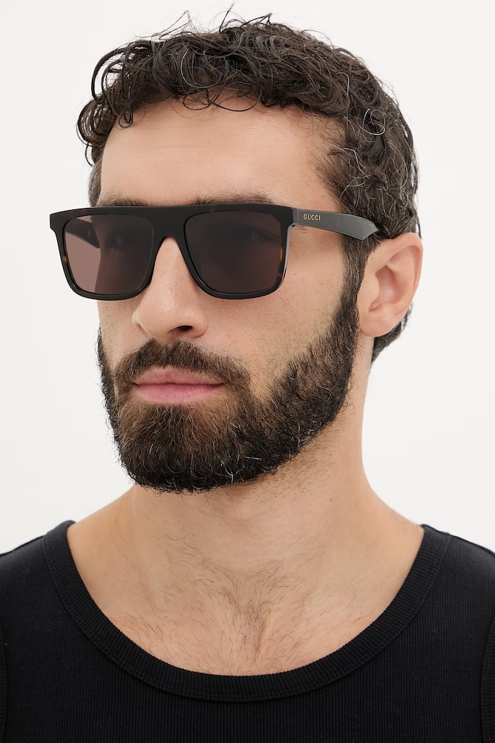 Gucci okulary przeciwsłoneczne męskie brązowy GG2182S
