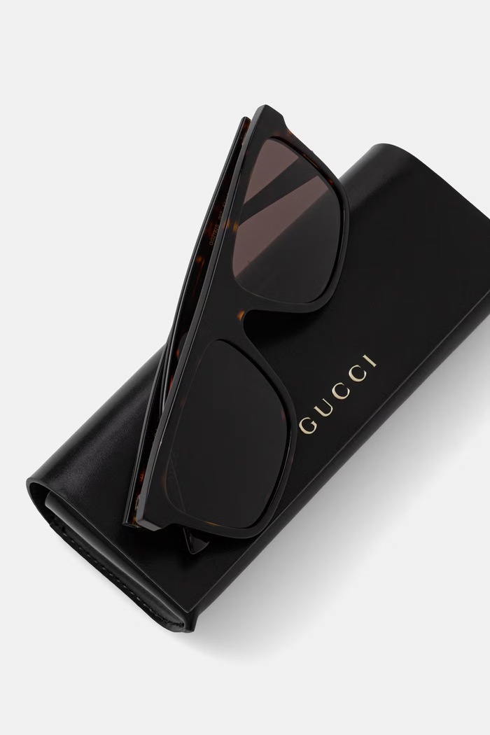 Gucci okulary przeciwsłoneczne męskie brązowy GG2182S