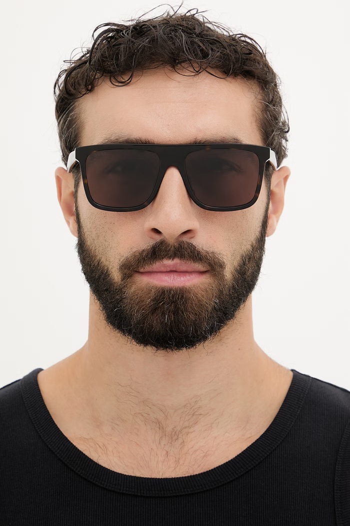Gucci okulary przeciwsłoneczne męskie GG2182S brązowy