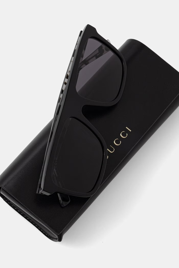 Gucci okulary przeciwsłoneczne męskie czarny GG2182S