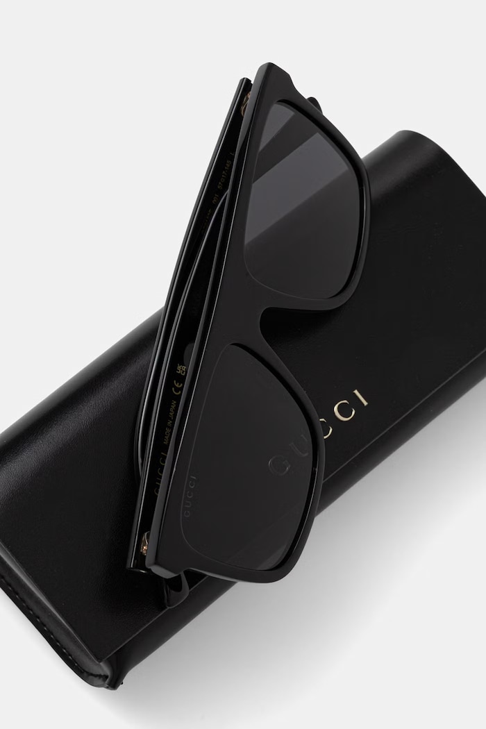 Gucci okulary przeciwsłoneczne męskie czarny GG2182S