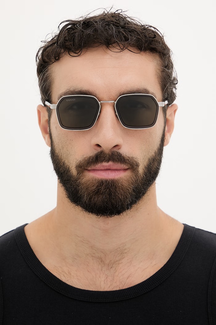 Gucci γυαλιά ηλίου Ανδρικά GG2074S ασημί