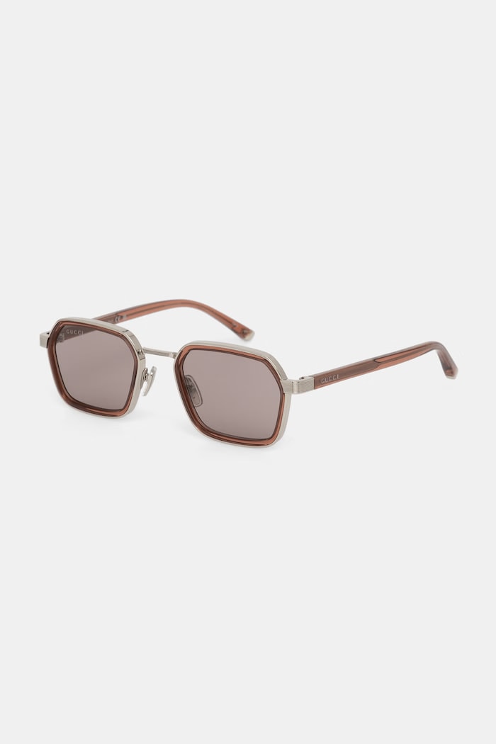 Gucci okulary przeciwsłoneczne męskie srebrny GG2074S