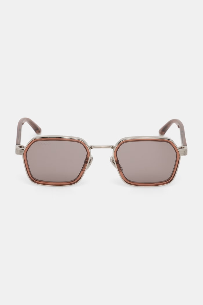 Gucci okulary przeciwsłoneczne męskie GG2074S srebrny AA00