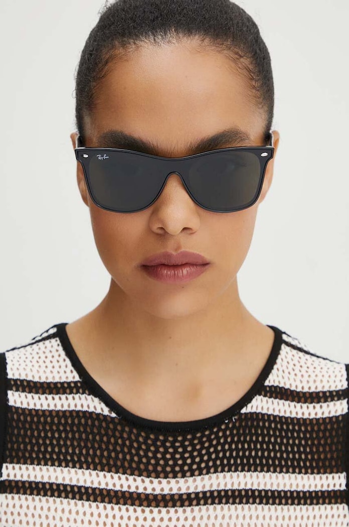 Ray-Ban okulary przeciwsłoneczne BLAZE WAYFARER 0RB4440N.601/71.41 czarny