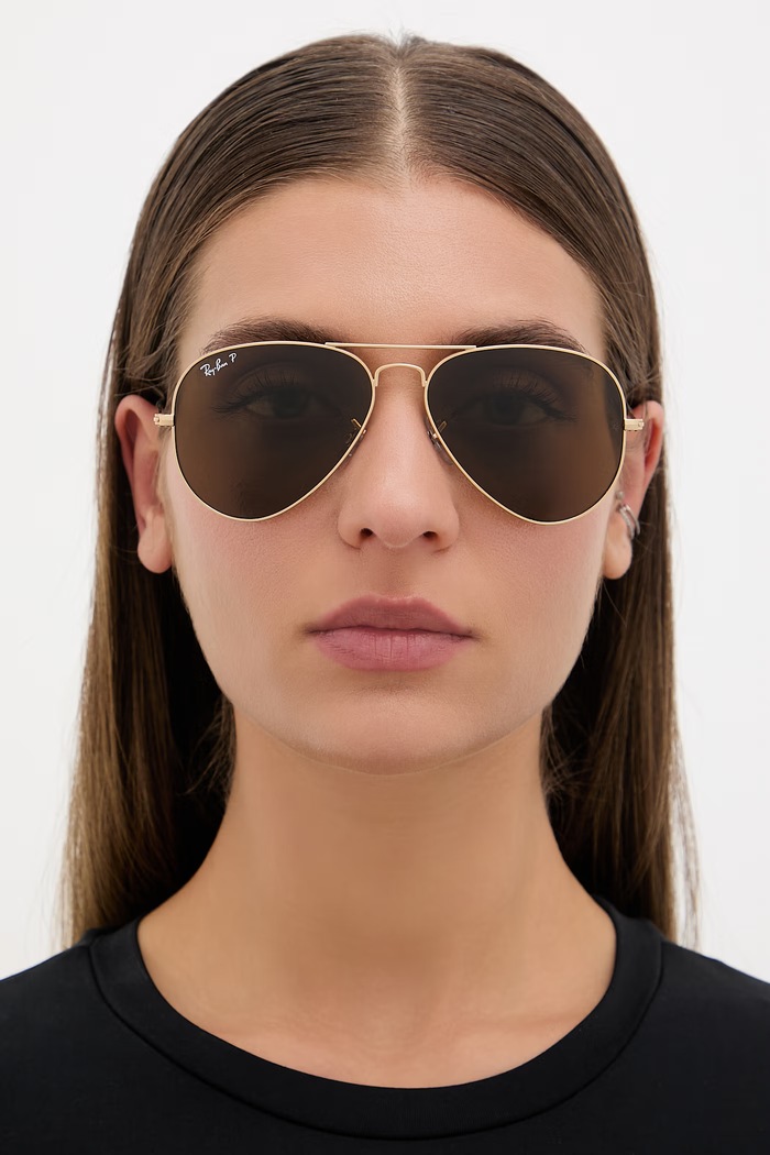 Ray-Ban AVIATOR LARGE METAL солнцезащитные очки 0RB3025 золотой