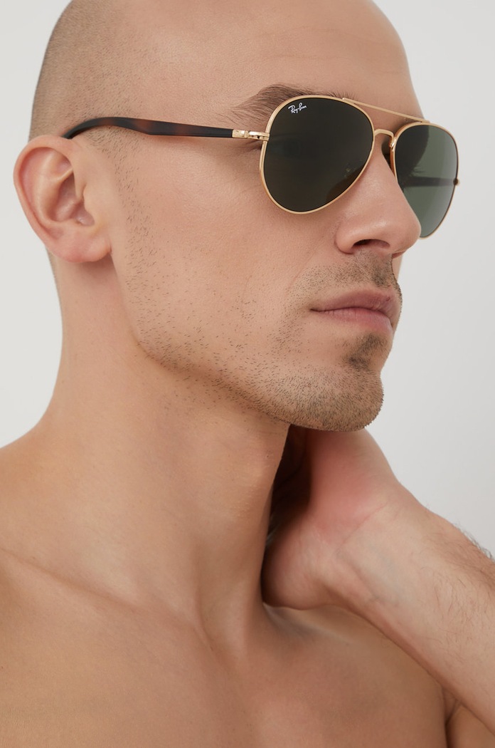 Слънчеви очила Ray-Ban 0RB3675 злато AA00