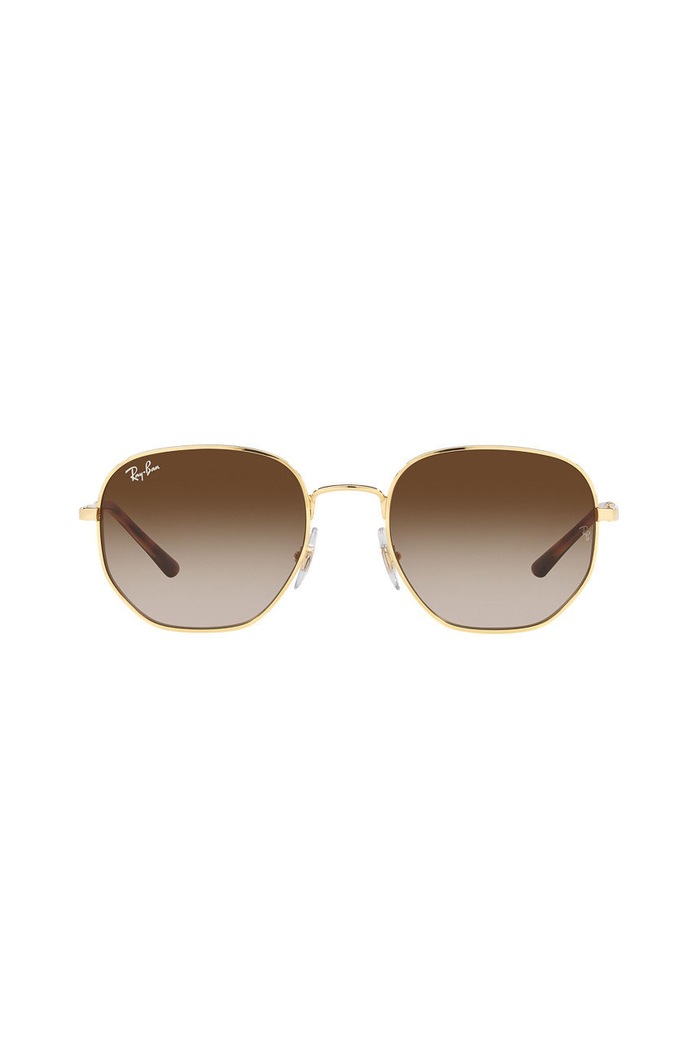 Ray-Ban okulary przeciwsłoneczne złoty 0RB3682