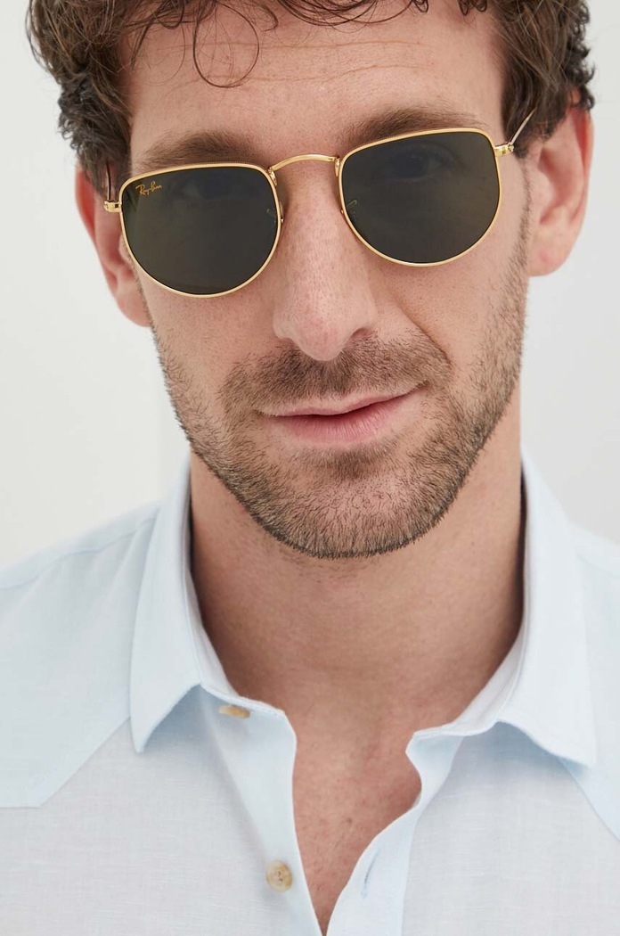Sluneční brýle Ray-Ban ELON 0RB3958 zlatá