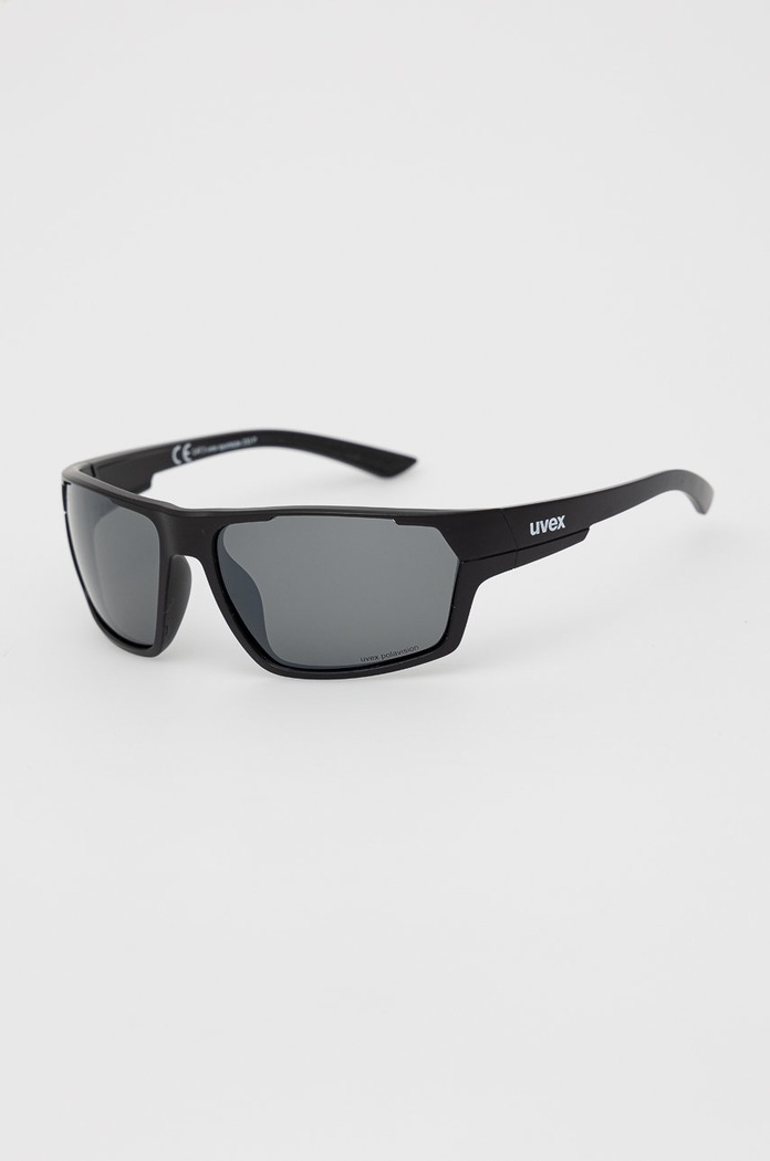 Uvex okulary przeciwsłoneczne Sportstyle 233 P prostokątne czarny 53.2.097