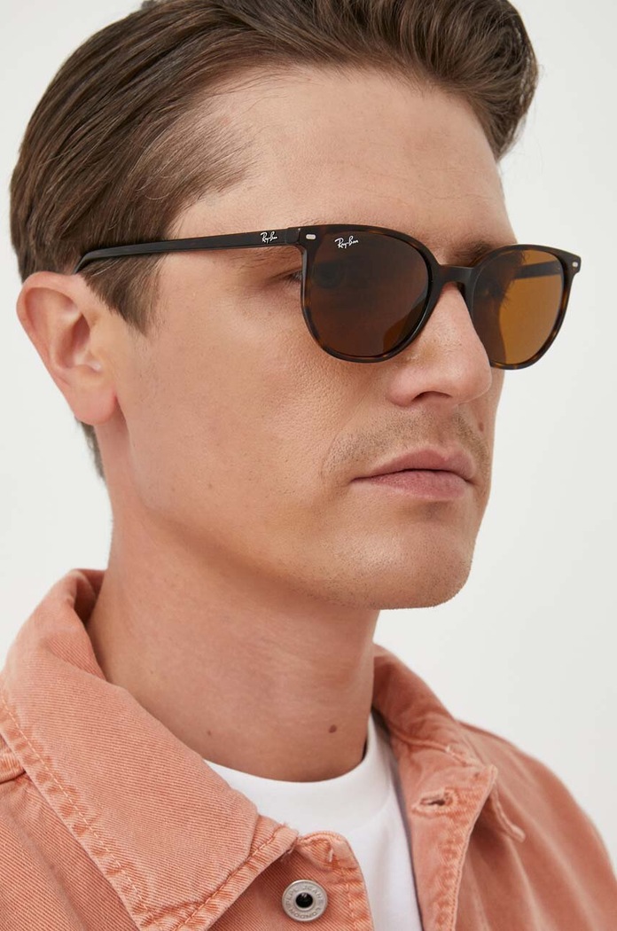 Sluneční brýle Ray-Ban ELLIOT 0RB2197.902/3352 hnědá AA00