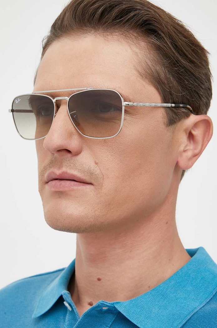 Ray-Ban okulary przeciwsłoneczne NEW CARAVAN 0RB3636.003/3258 szary AA00
