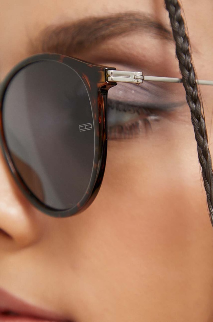 Ochelari de soare Tommy Jeans TJ.0057/S maro