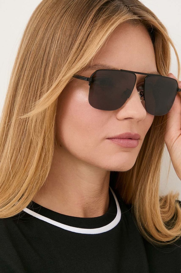 Bottega Veneta okulary przeciwsłoneczne czarny BV1149S