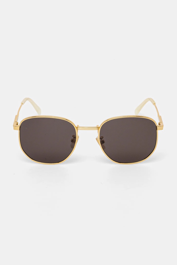 Akcesoria Bottega Veneta okulary przeciwsłoneczne BV1160S złoty
