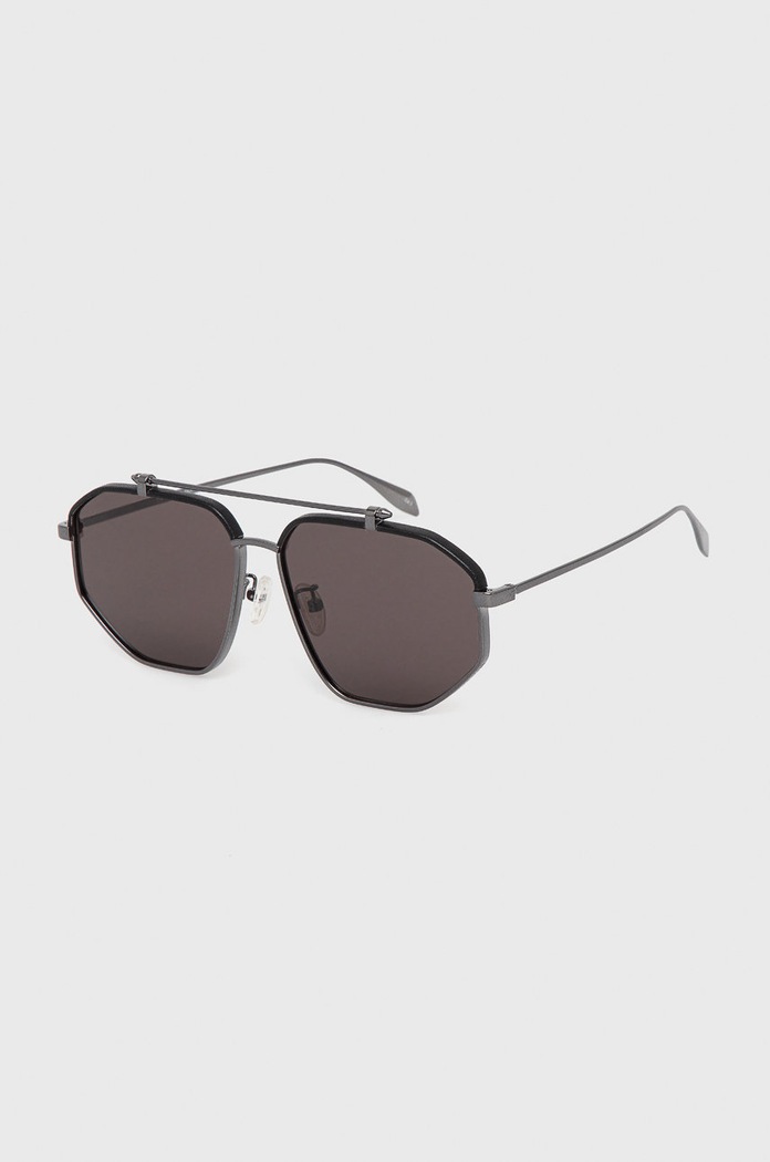 Sončna očala Alexander McQueen Navadna črna AM0337S