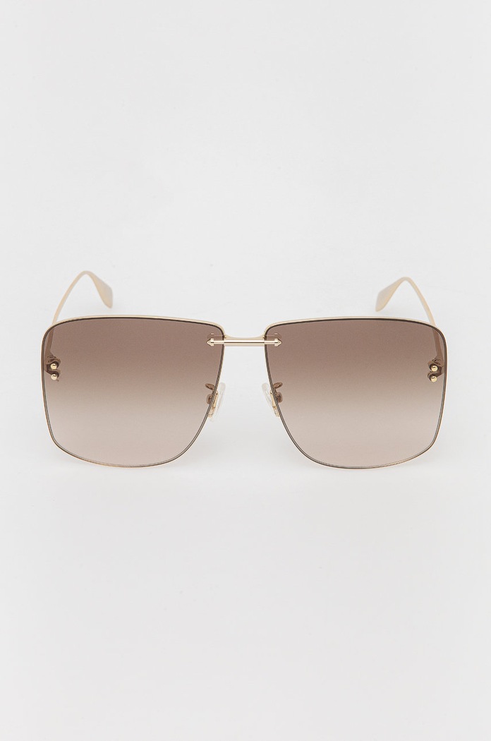 Alexander McQueen ochelari de soare AM0343S aur AA00