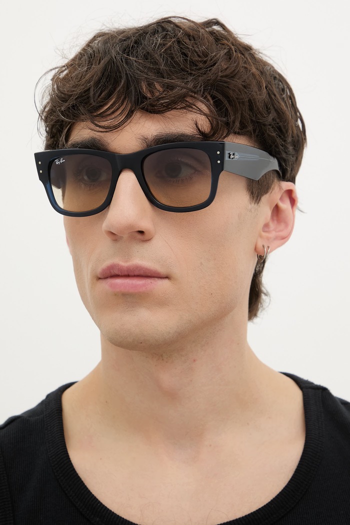 Ray-Ban MEGA WAYFARER sluneční brýle typu wayfarer námořnická modř 0RB0840S