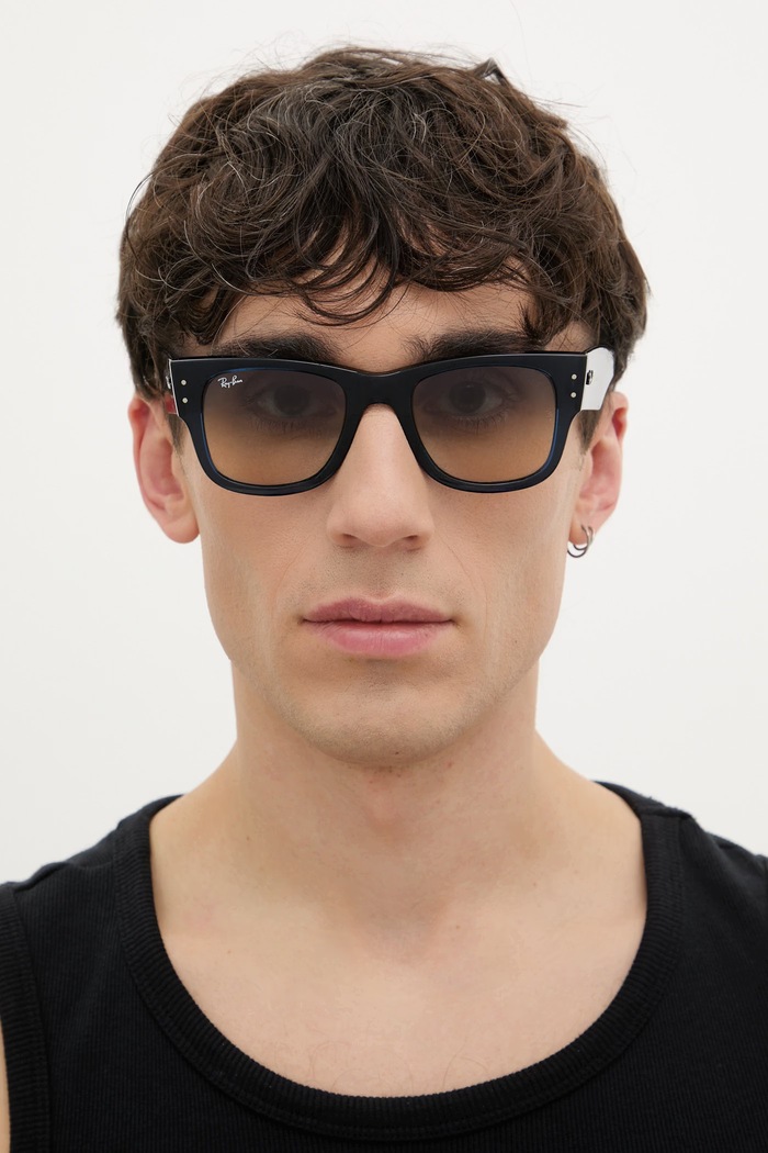 Doplňky Ray-Ban MEGA WAYFARER sluneční brýle typu wayfarer 0RB0840S námořnická modř