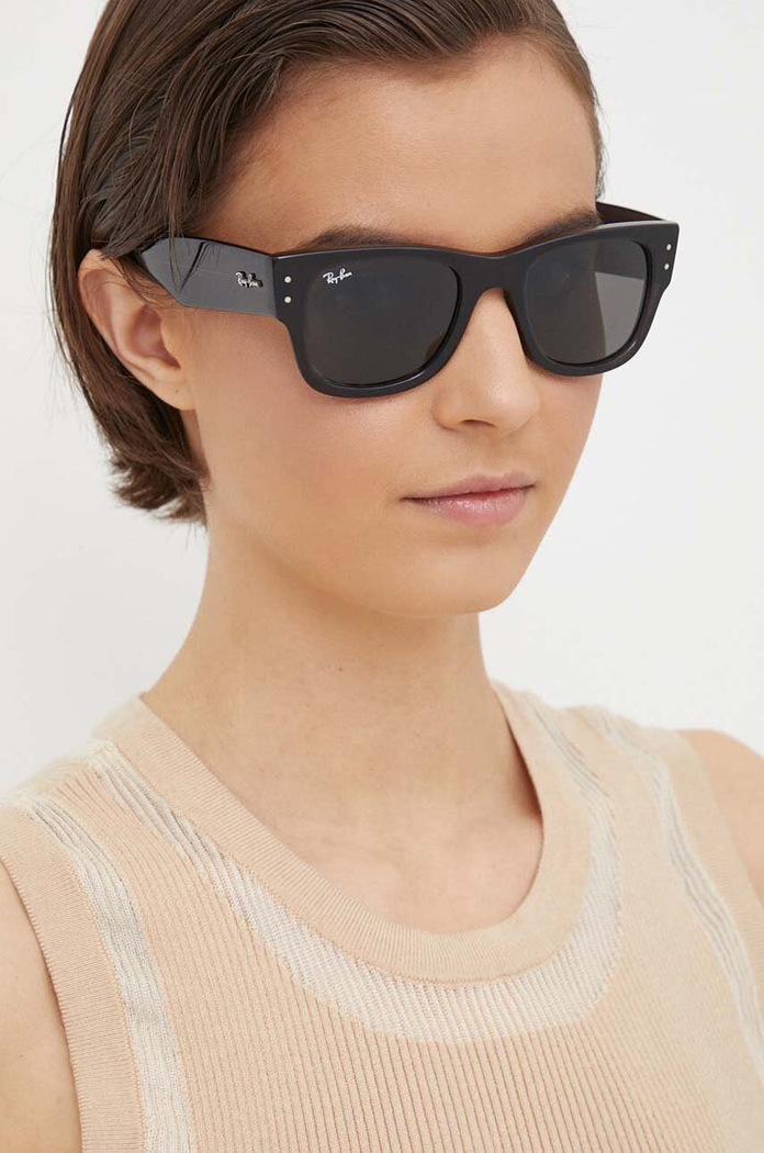 Ray-Ban γυαλιά ηλίου wayfarer MEGA WAYFARER 0RB0840S μαύρο AA00