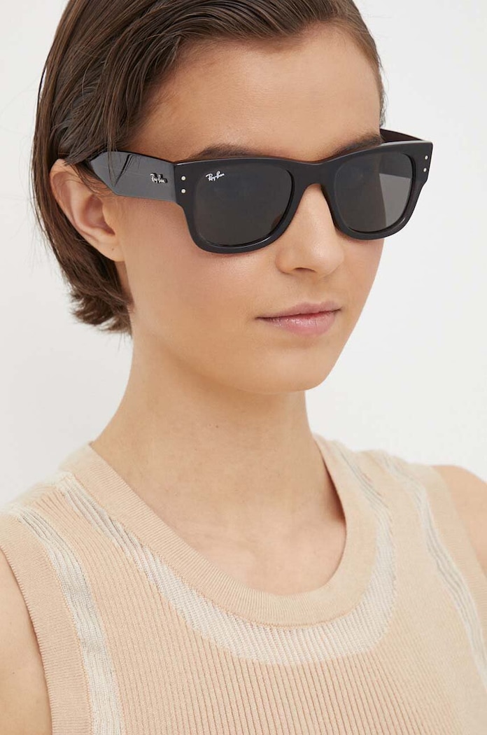 Ray-Ban γυαλιά ηλίου wayfarer MEGA WAYFARER 0RB0840S μαύρο AA00