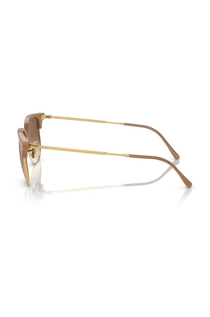 Ray-Ban okulary przeciwsłoneczne NEW CLUBMASTER 0RB4416 beżowy