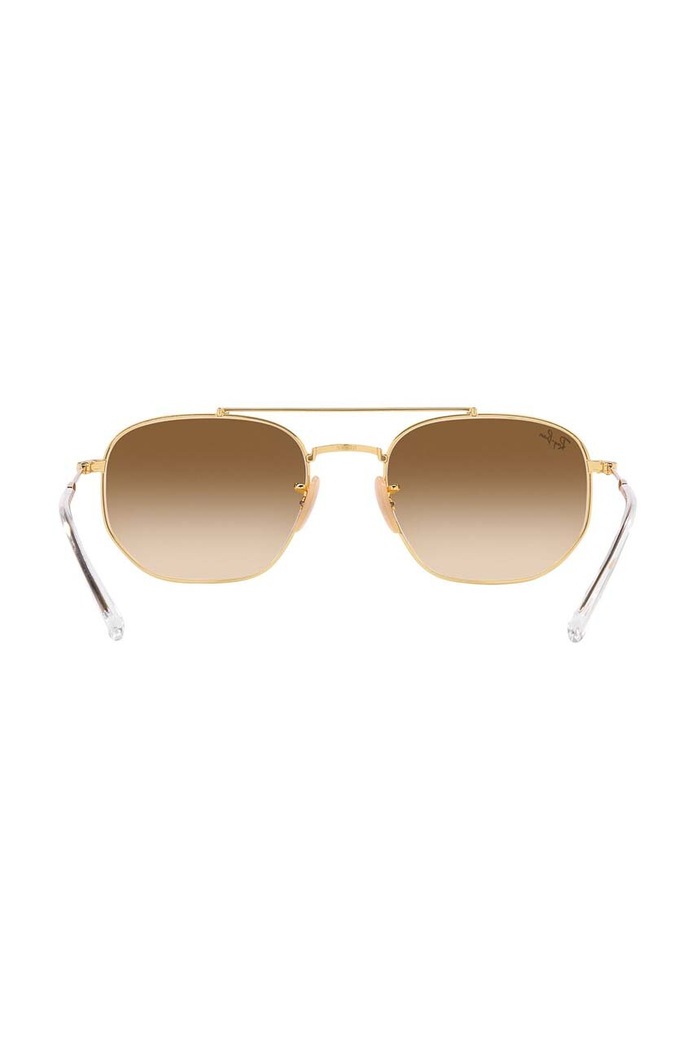 Sluneční brýle Ray-Ban gradientní zlatá 0RB3707