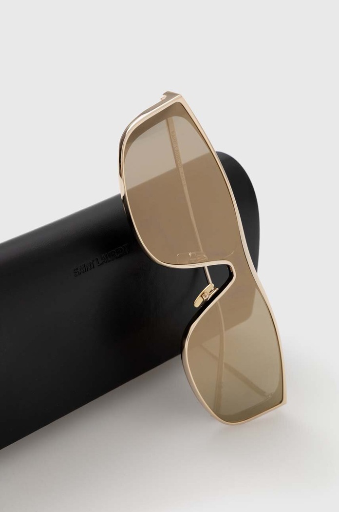 Sluneční brýle Saint Laurent LUNA stříbrná SL.605.LUNA