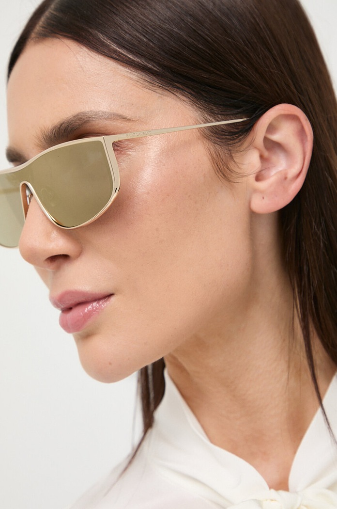 Sluneční brýle Saint Laurent LUNA SL.605.LUNA stříbrná