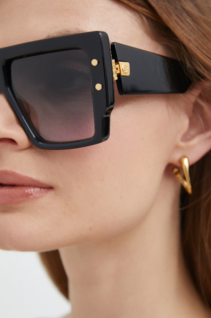 Balmain okulary przeciwsłoneczne B - GRAND BPS.144A czarny