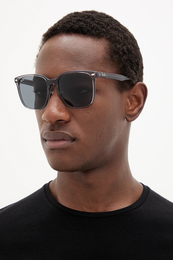 Ray-Ban napszemüveg négyszögletes szürke 0RB2206D