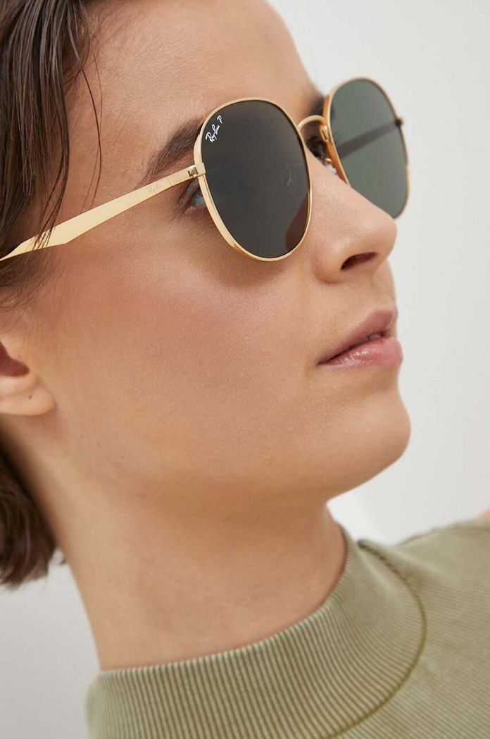 Ray-Ban okulary przeciwsłoneczne złoty 0RB3727D