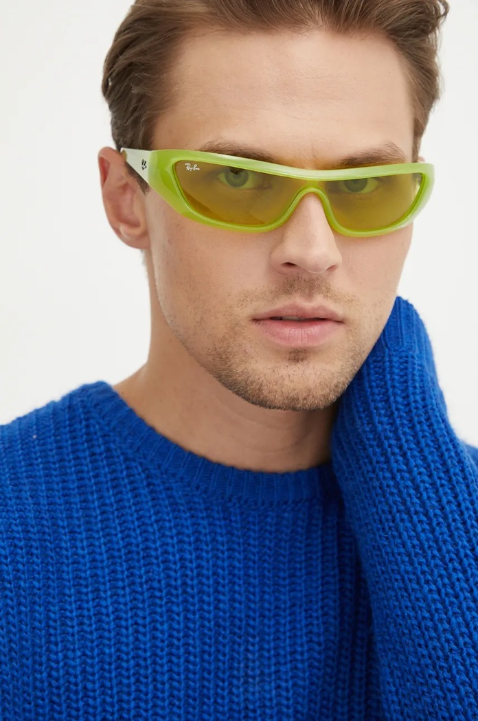 Akcesoria Ray-Ban okulary przeciwsłoneczne XAN BIO-BASED 0RB4431 zielony
