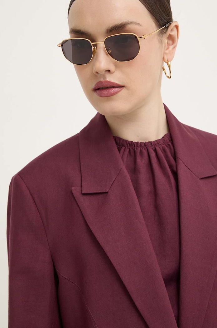 Аксесоари Слънчеви очила Bottega Veneta BV1301S злато