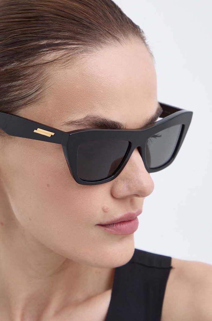 Bottega Veneta okulary przeciwsłoneczne BV1121S czarny
