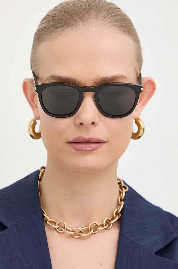 Akcesoria Saint Laurent okulary przeciwsłoneczne SL.28 czarny