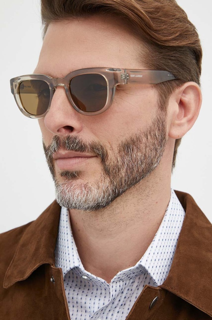 Saint Laurent okulary przeciwsłoneczne SL.675 beżowy AA00