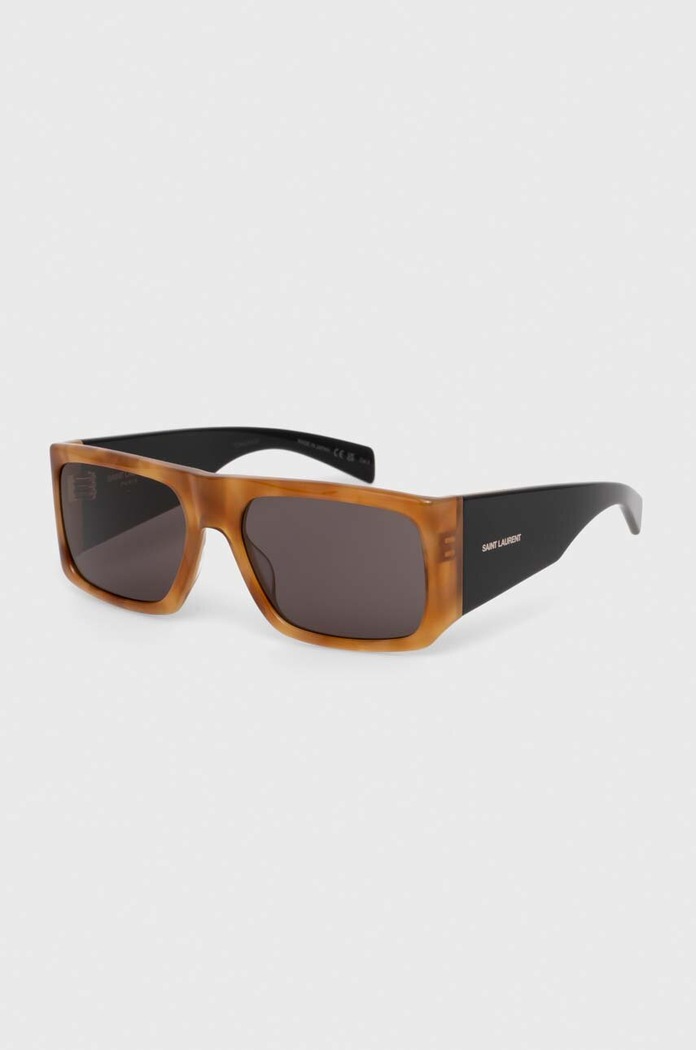 Слънчеви очила Saint Laurent правоъгълна кафяв SL.635.ACETATE