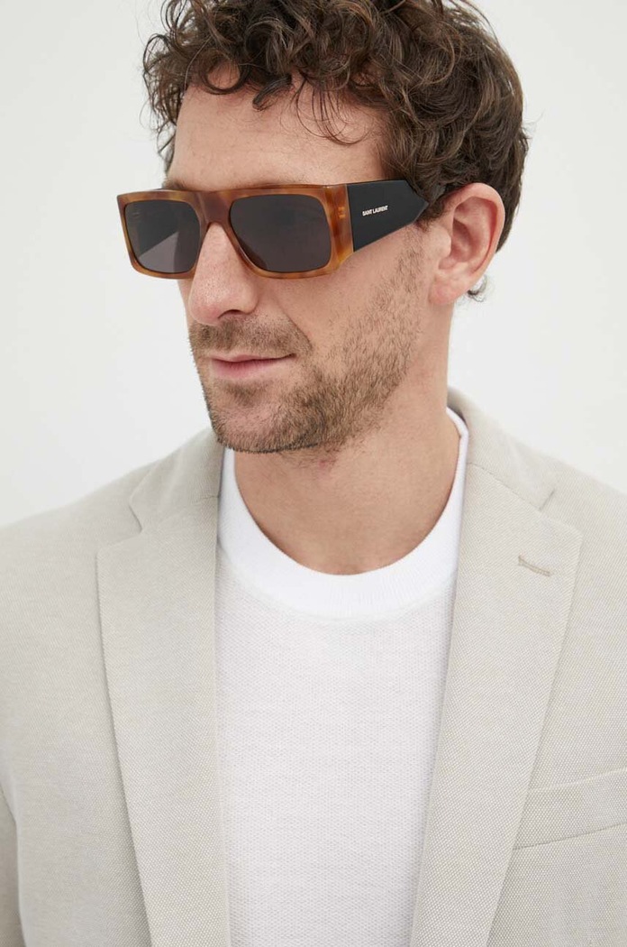 Слънчеви очила Saint Laurent SL.635.ACETATE кафяв AA00