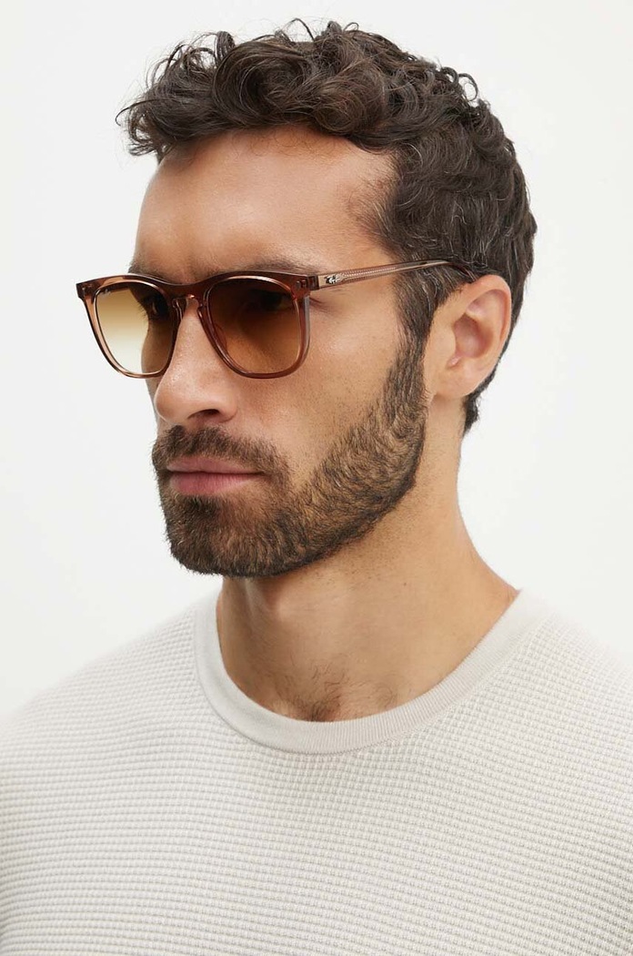 Sluneční brýle Ray-Ban 0RB2210 béžová AA00