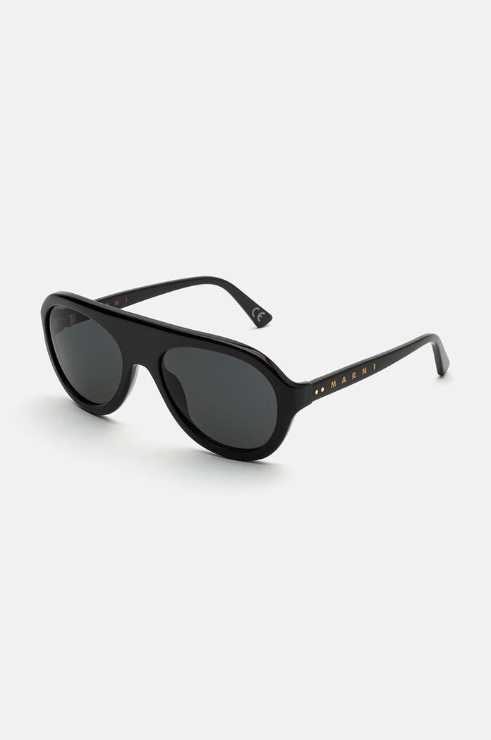 Γυαλιά ηλίου Marni Mount Toc Black ομοιόμορφος μαύρο MountTocBlack.T4T