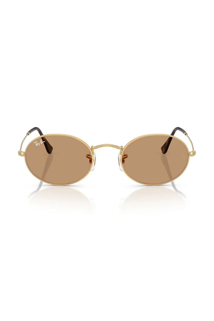 Ray-Ban occhiali da sole OVAL giallo 0RB3547