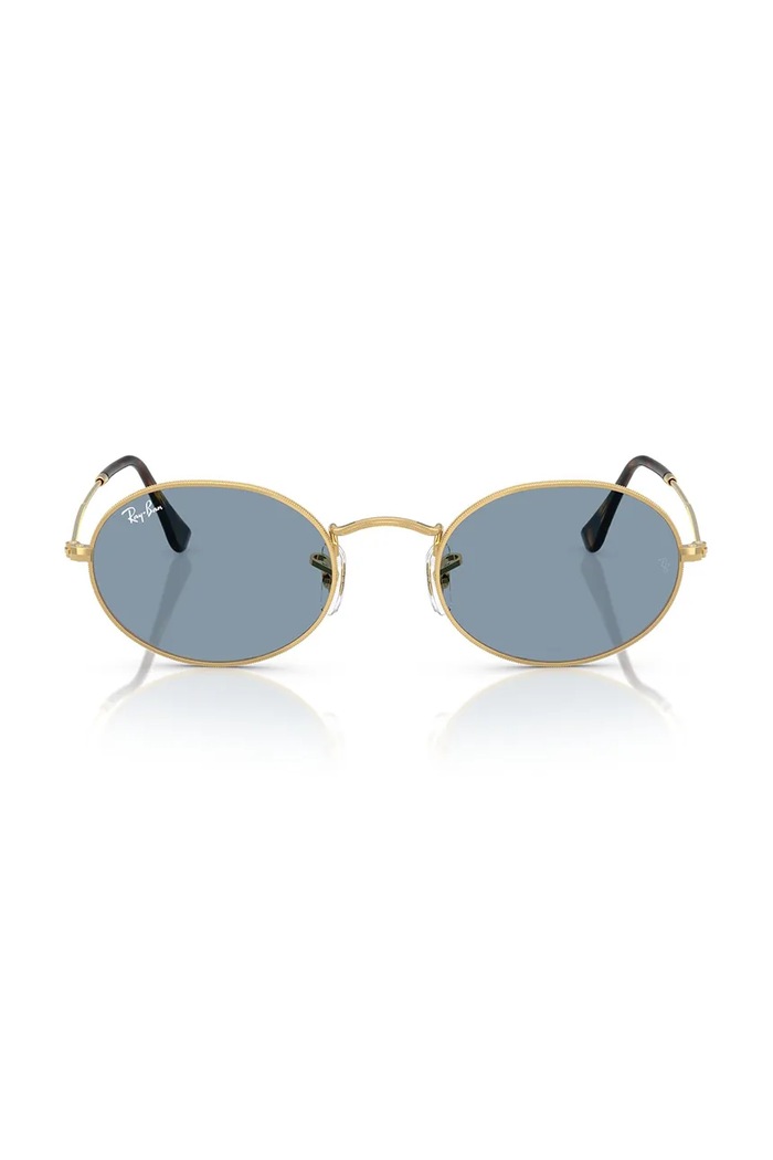 Sluneční brýle Ray-Ban OVAL zlatá 0RB3547