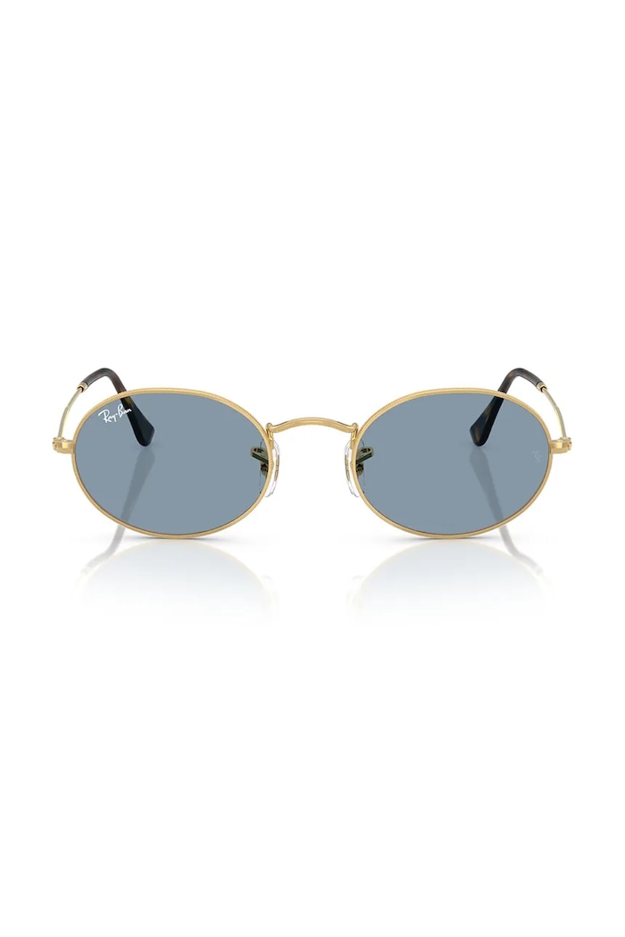Sluneční brýle Ray-Ban OVAL zlatá 0RB3547