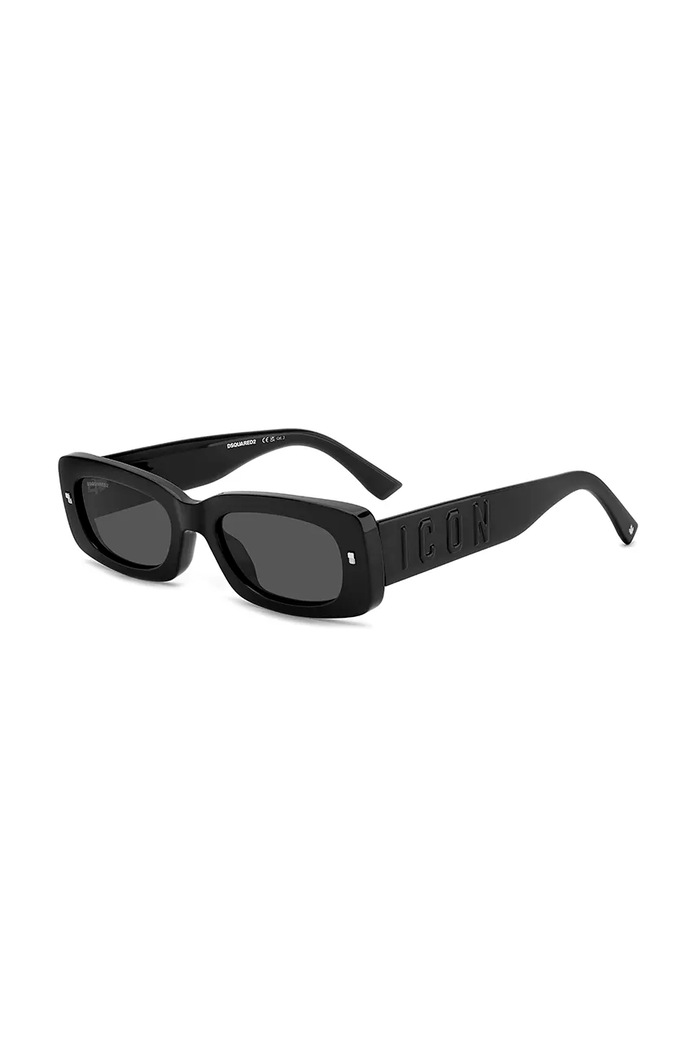DSQUARED2 okulary przeciwsłoneczne jednolita czarny ICON.0020/S