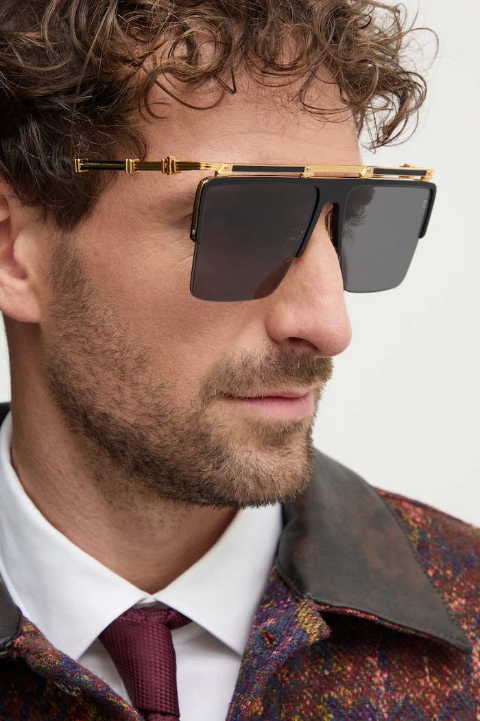 Balmain okulary przeciwsłoneczne TRIOMPHE BPS.168A czarny