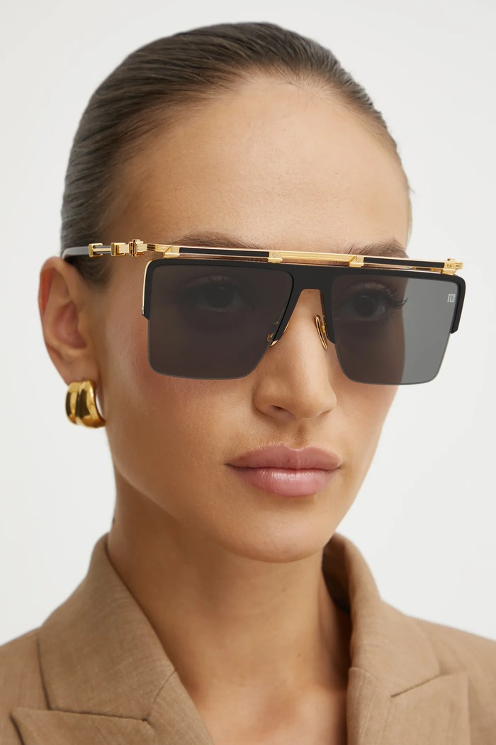 Akcesoria Balmain okulary przeciwsłoneczne TRIOMPHE BPS.168A czarny