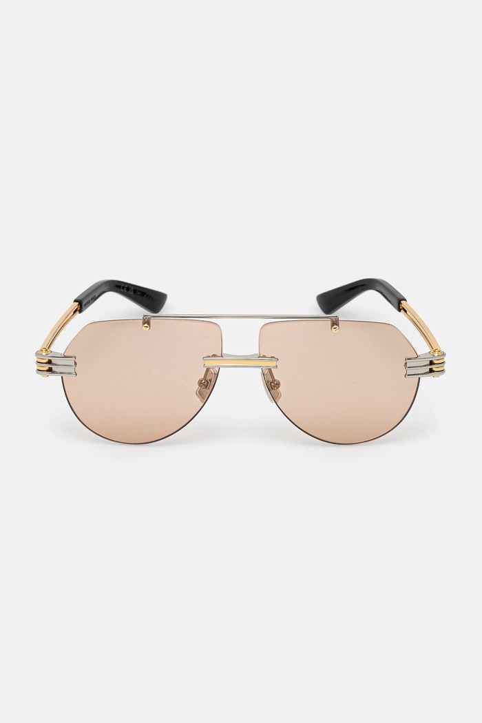 Bottega Veneta occhiali da sole argento BV1342S